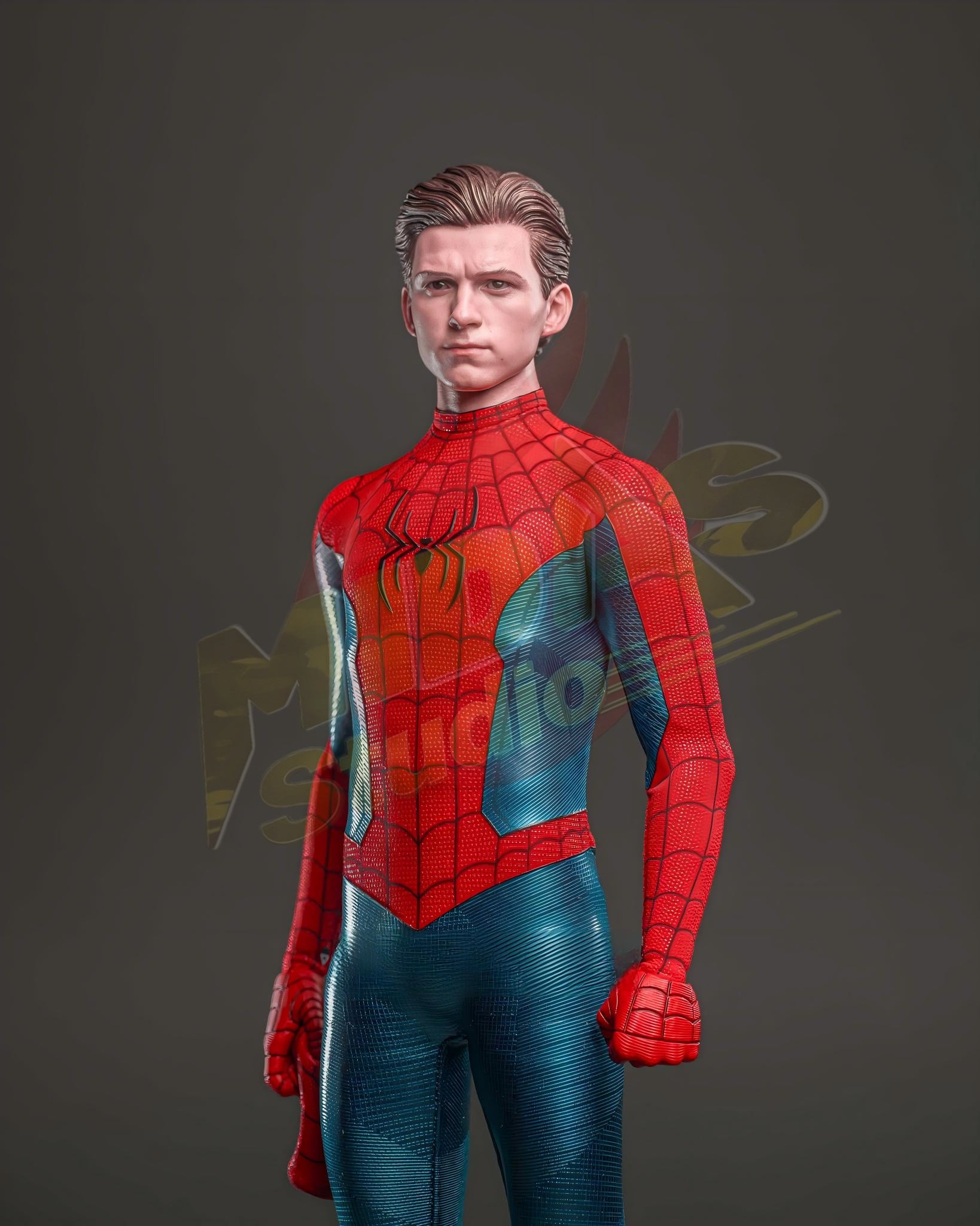 Brand New🔥 Hot Toys 1/6 Scale Spider-Man: No Way Home Spider-Man (Red and Blue Suit) Collectible Figure (Regular Edition, MMS679)