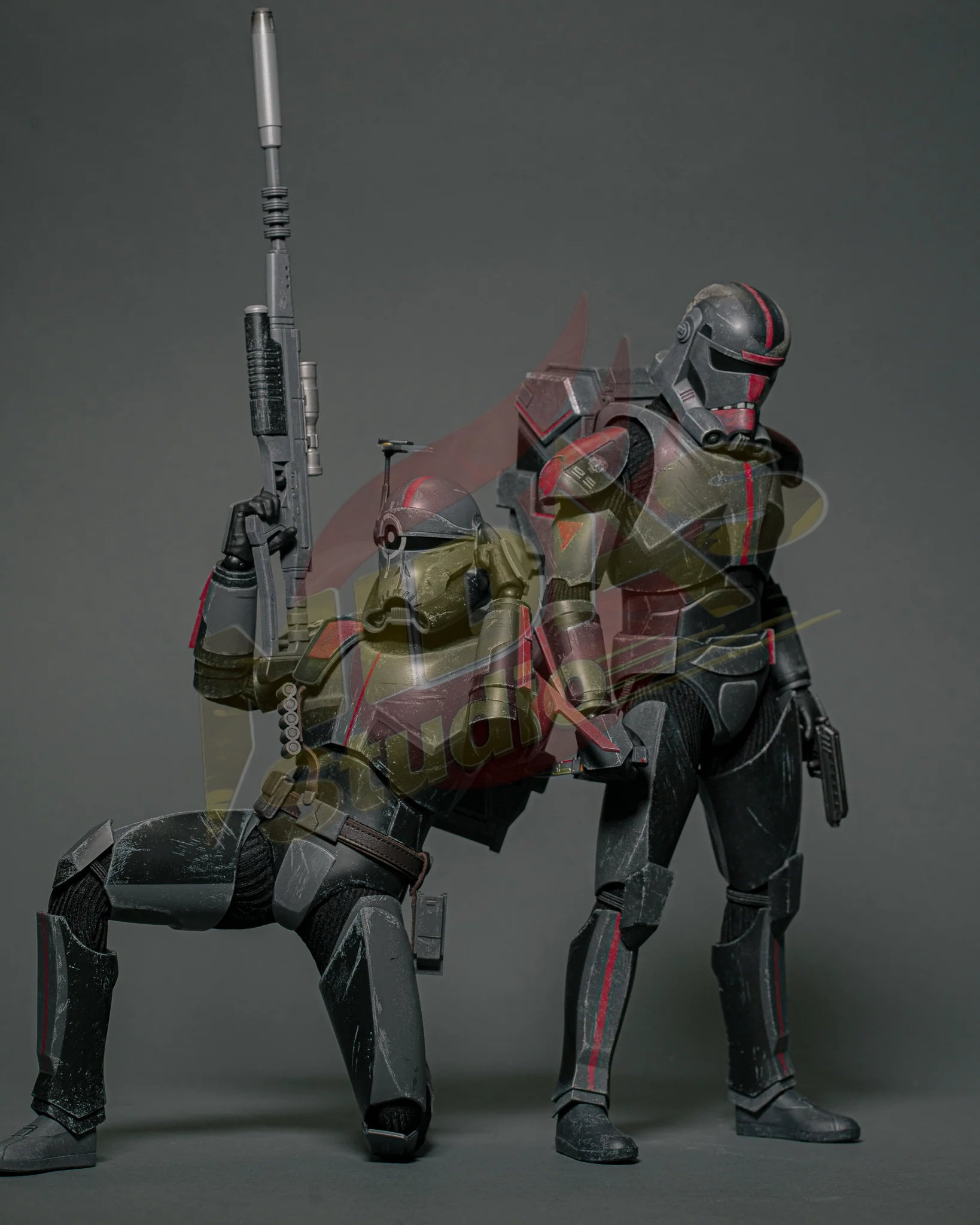 Brand New🔥 Hot Toys 1/6 Scale Star Wars: The Bad Batch Crosshair Collectible Figure (TMS087)