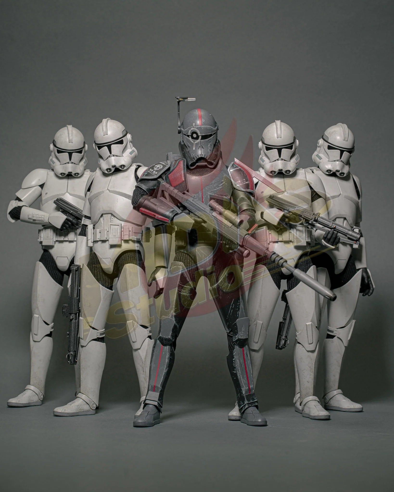 Brand New🔥 Hot Toys 1/6 Scale Star Wars: The Bad Batch Crosshair Collectible Figure (TMS087)