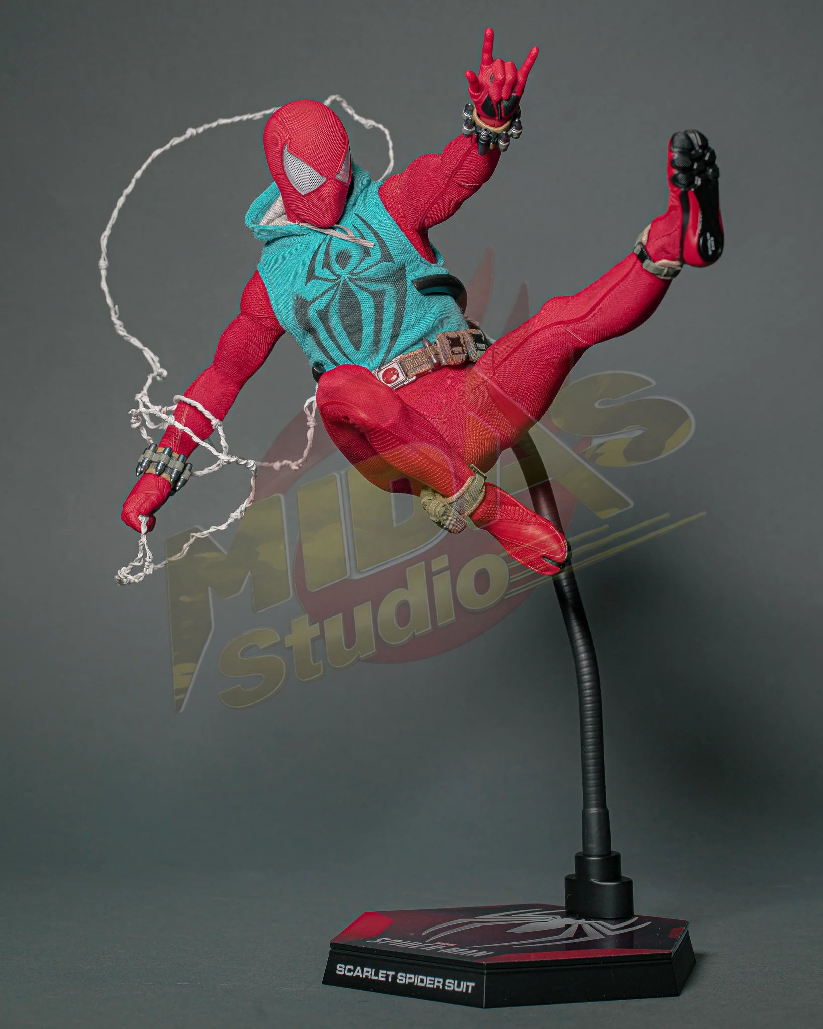 Brand New🔥 Hot Toys 1/6 Scale Spider-Man PS4 Scarlet Spider Suit Collectible Figure (VGM34)