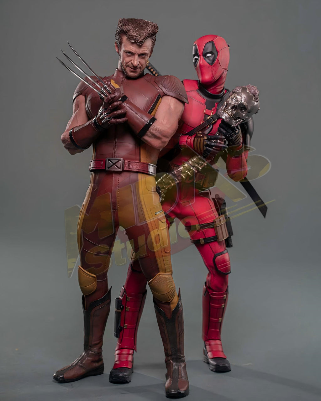 Brand New🔥 Hot Toys 1/6 Scale Deadpool & Wolverine - Wolverine (Classic Brown and Tan) Collectible Figure (Hot Toys Exclusive, MMS831)