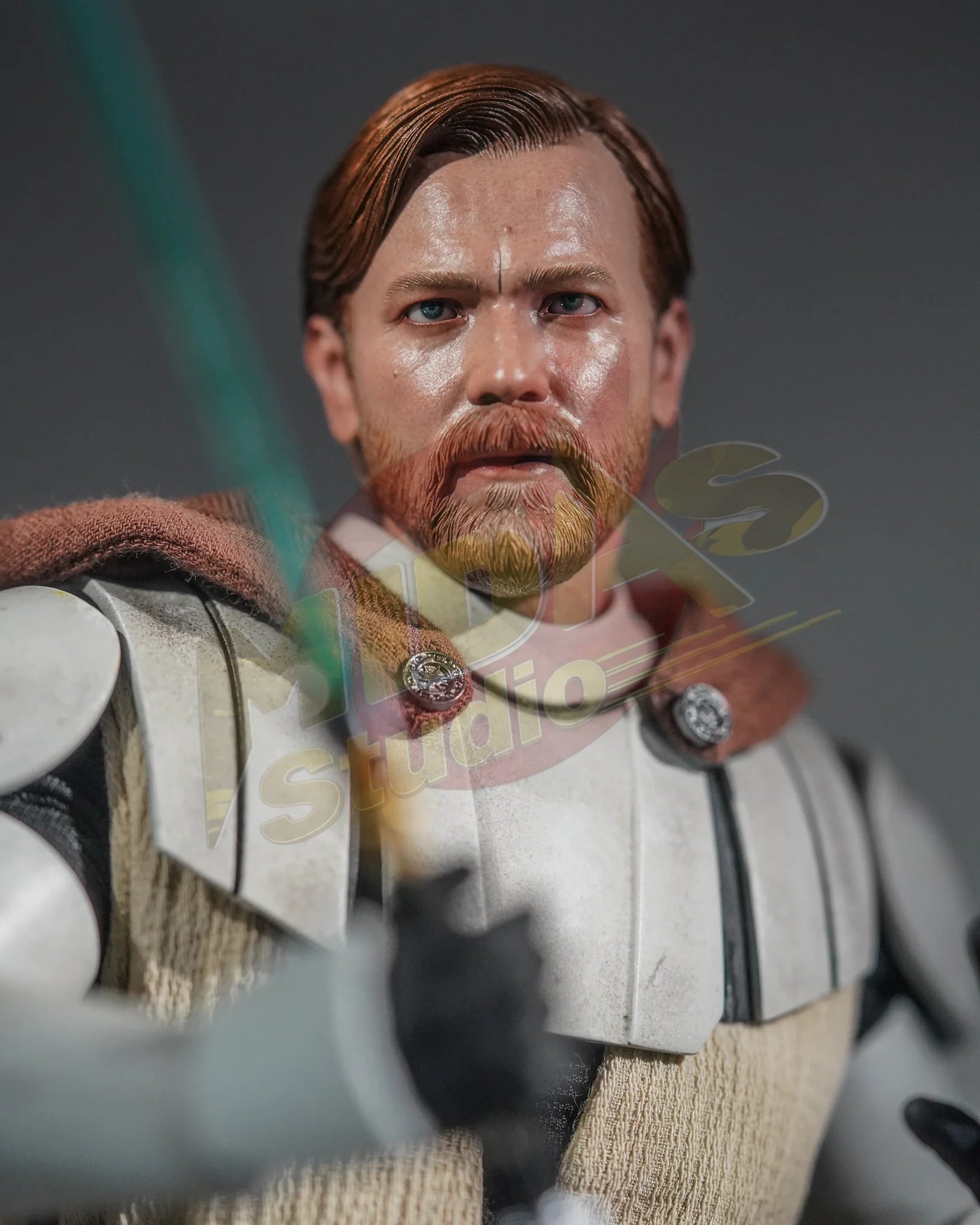 Brand New🔥 Hot Toys 1/6 Scale Star Wars: The Clone Wars Obi-Wan Kenobi Collectible Figure (TMS095)