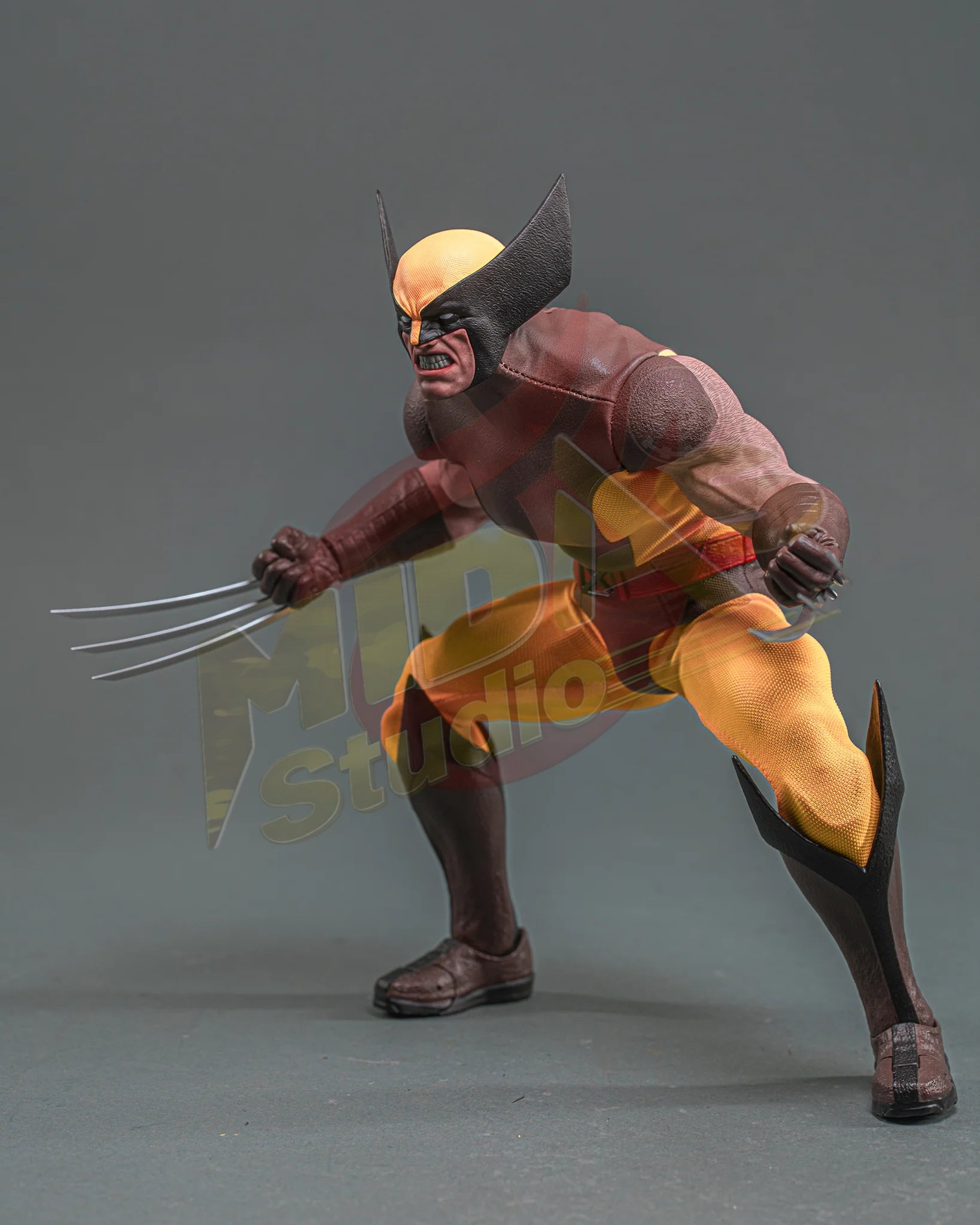 Brand New🔥 Hot Toys 1/6 Scale X-Men Wolverine (Brown Suit) Collectible Figure (Hono Studio HS03, Exclusive Limited Edition)