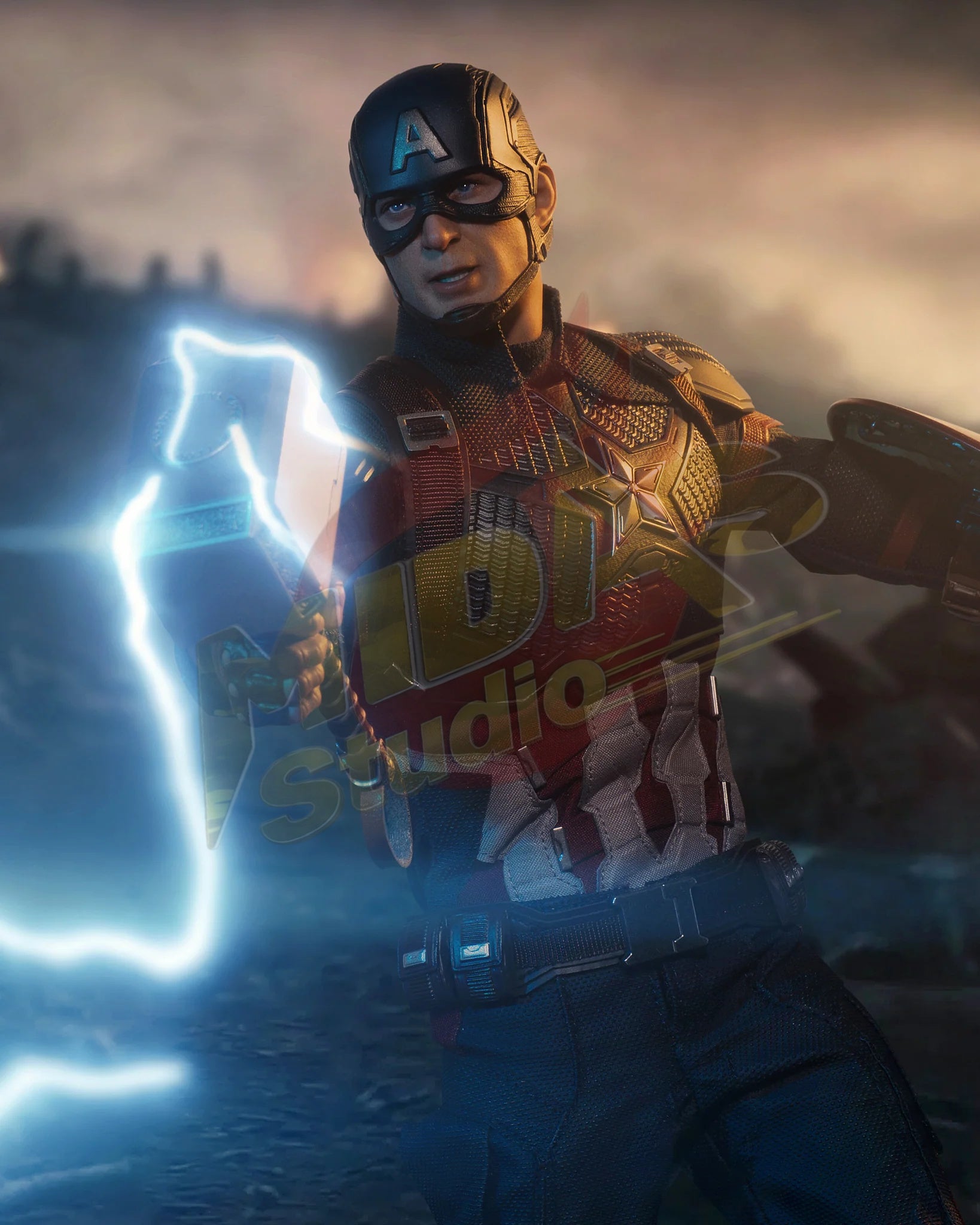 Brand New🔥 Hot Toys 1/6 Scale Avengers Endgame Captain America (MMS536) Collectible Figure