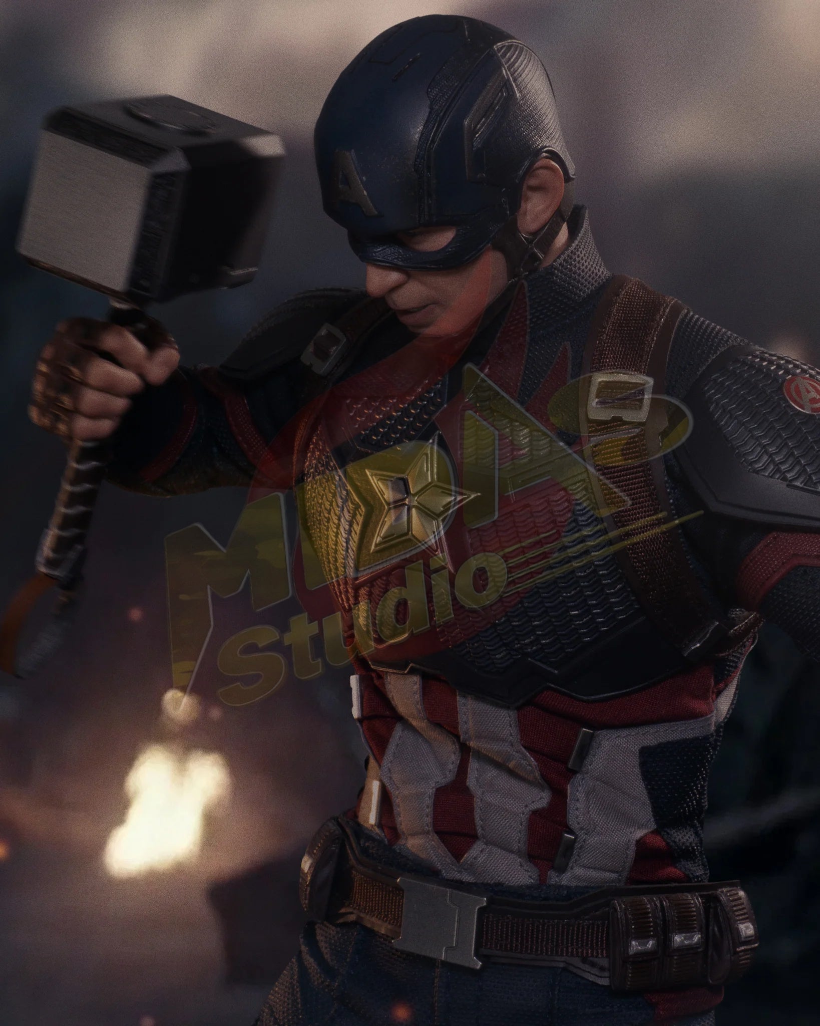 Brand New🔥 Hot Toys 1/6 Scale Avengers Endgame Captain America (MMS536) Collectible Figure