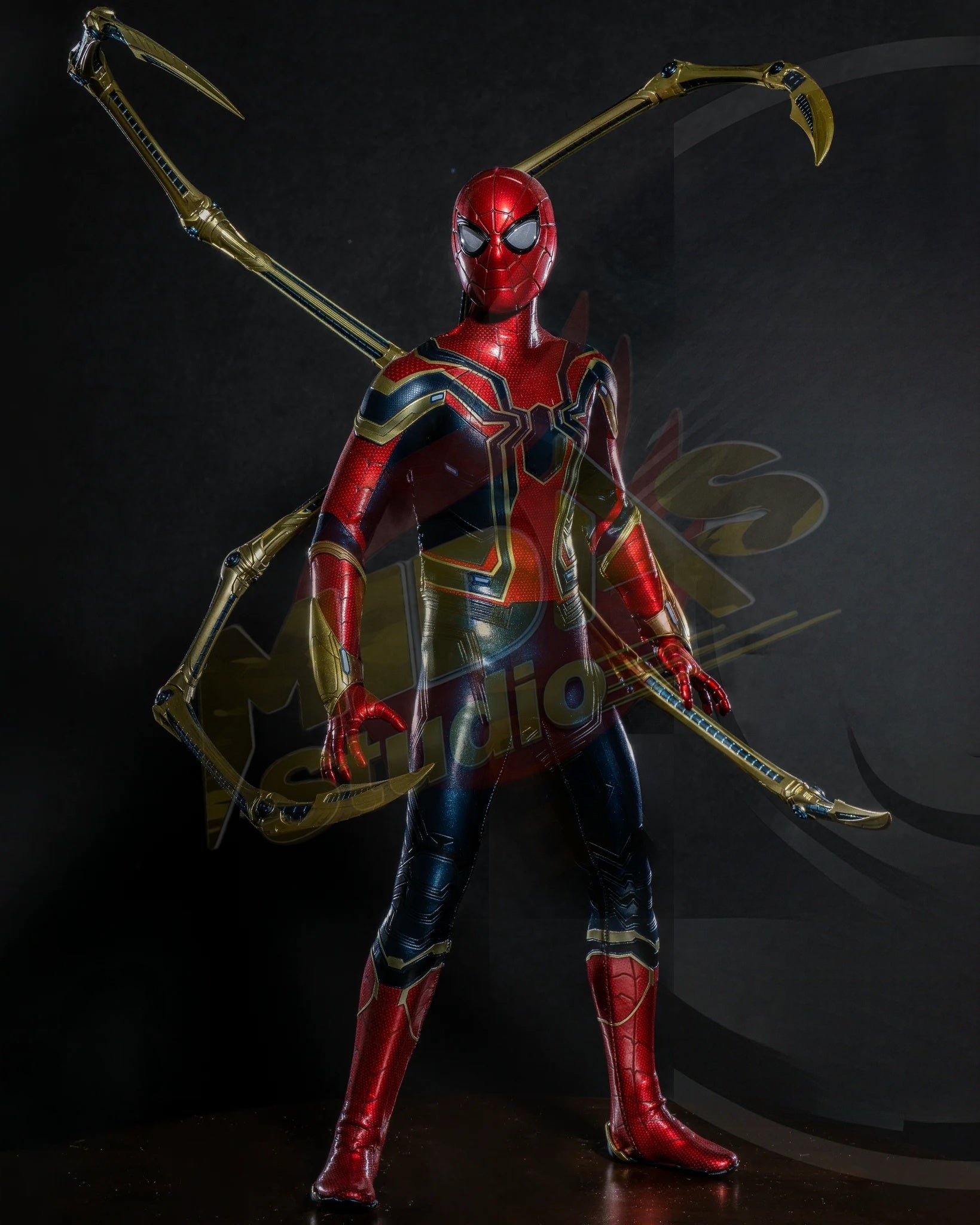 Brand New🔥 Hot Toys MMS482 Avengers Infinity War Iron Spider 1/6 Scale Collectible Figure Set