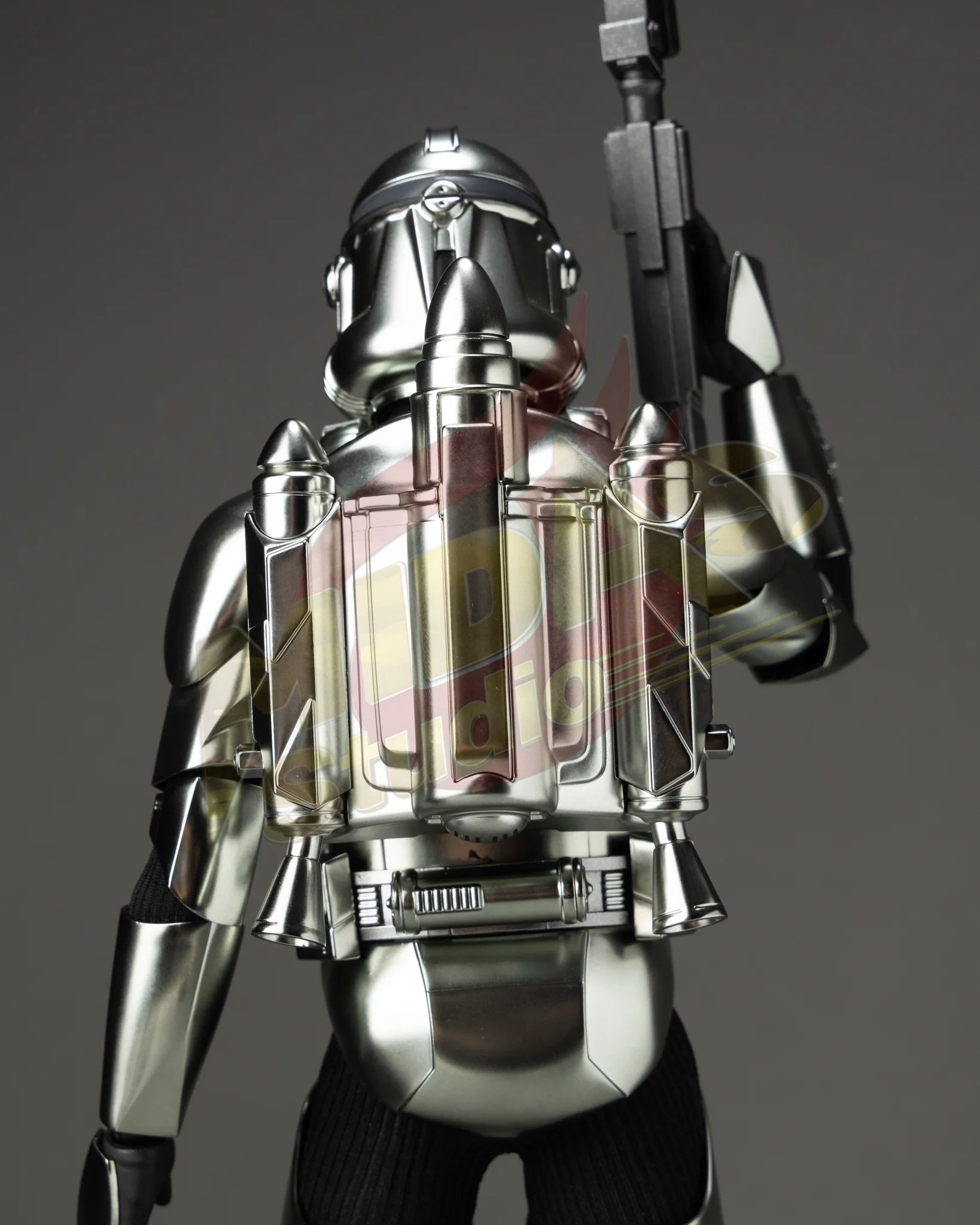 Brand New🔥 Hot Toys MMS643 Star Wars Clone Trooper Chrome Version 1/6 Scale Collectible Figure Set