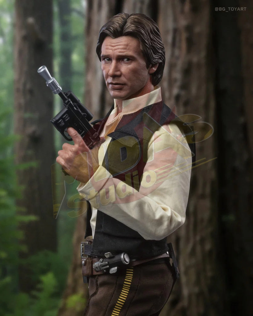 Brand New🔥 Hot Toys MMS740 Star Wars Return of the Jedi Han Solo 1/6 Scale Collectible Figure Set