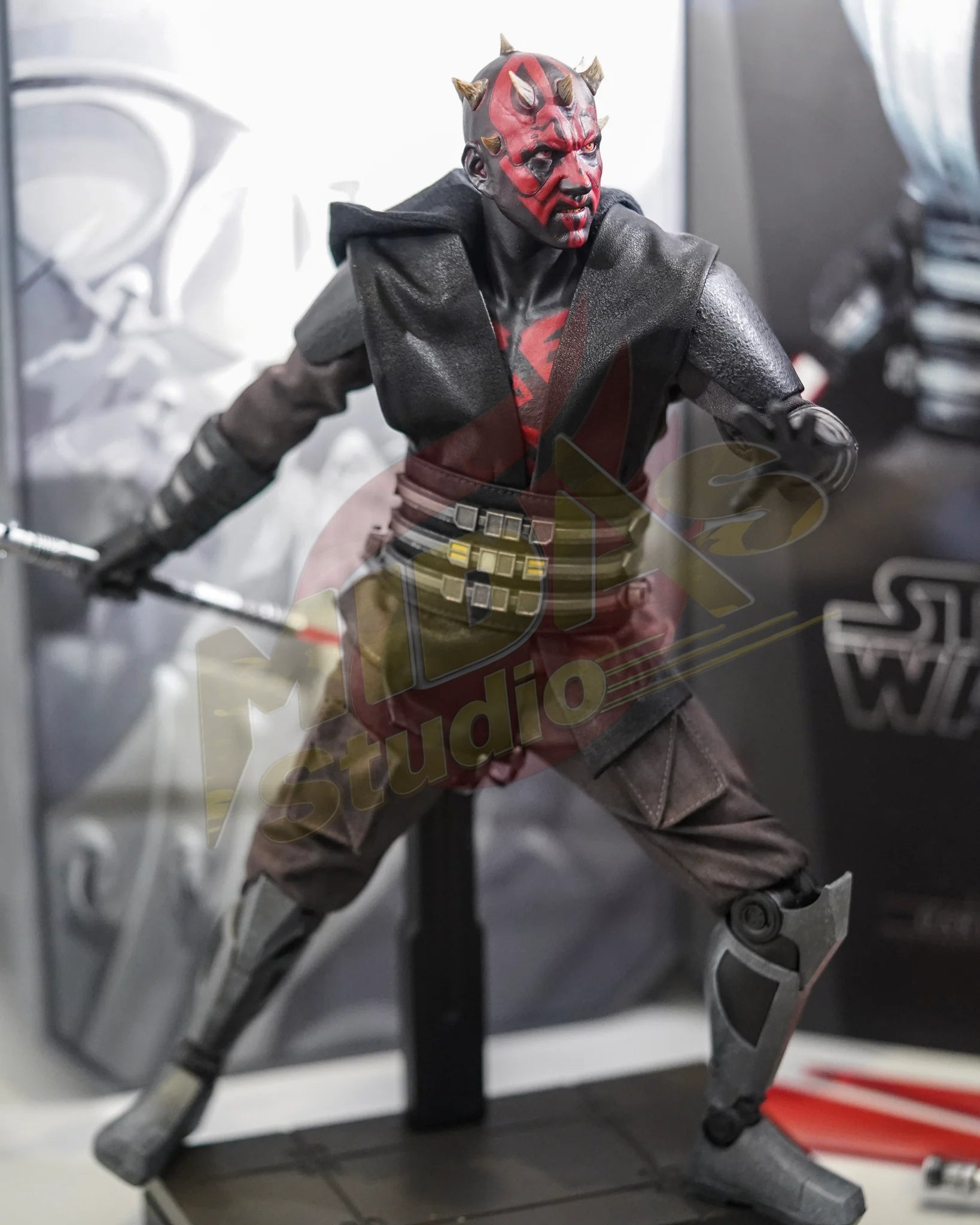 Brand New🔥 Hot Toys 1/6 Scale Star Wars: The Clone Wars Darth Maul Collectible Figure (TMS024)