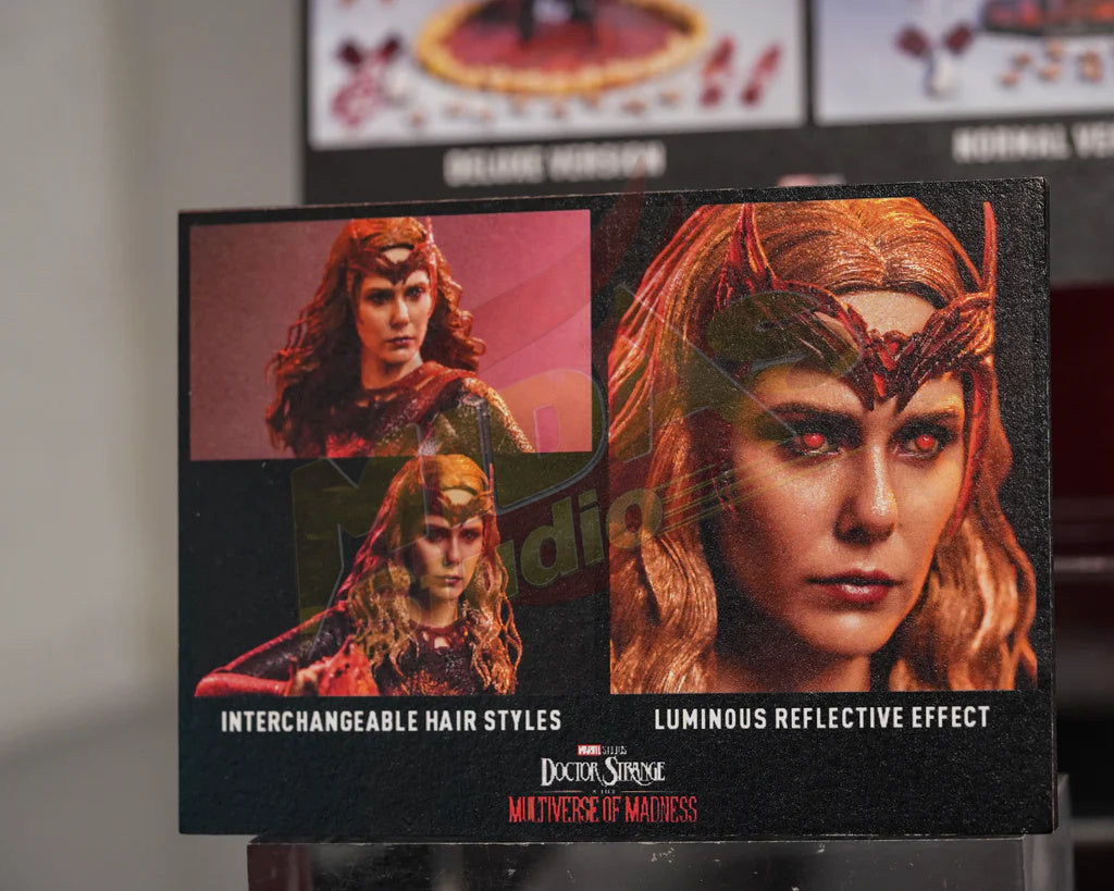 Brand New🔥 Hot Toys 1/6 Scale Doctor Strange in the Multiverse of Madness - The Scarlet Witch Collectible Figure (Deluxe Version, MMS653)
