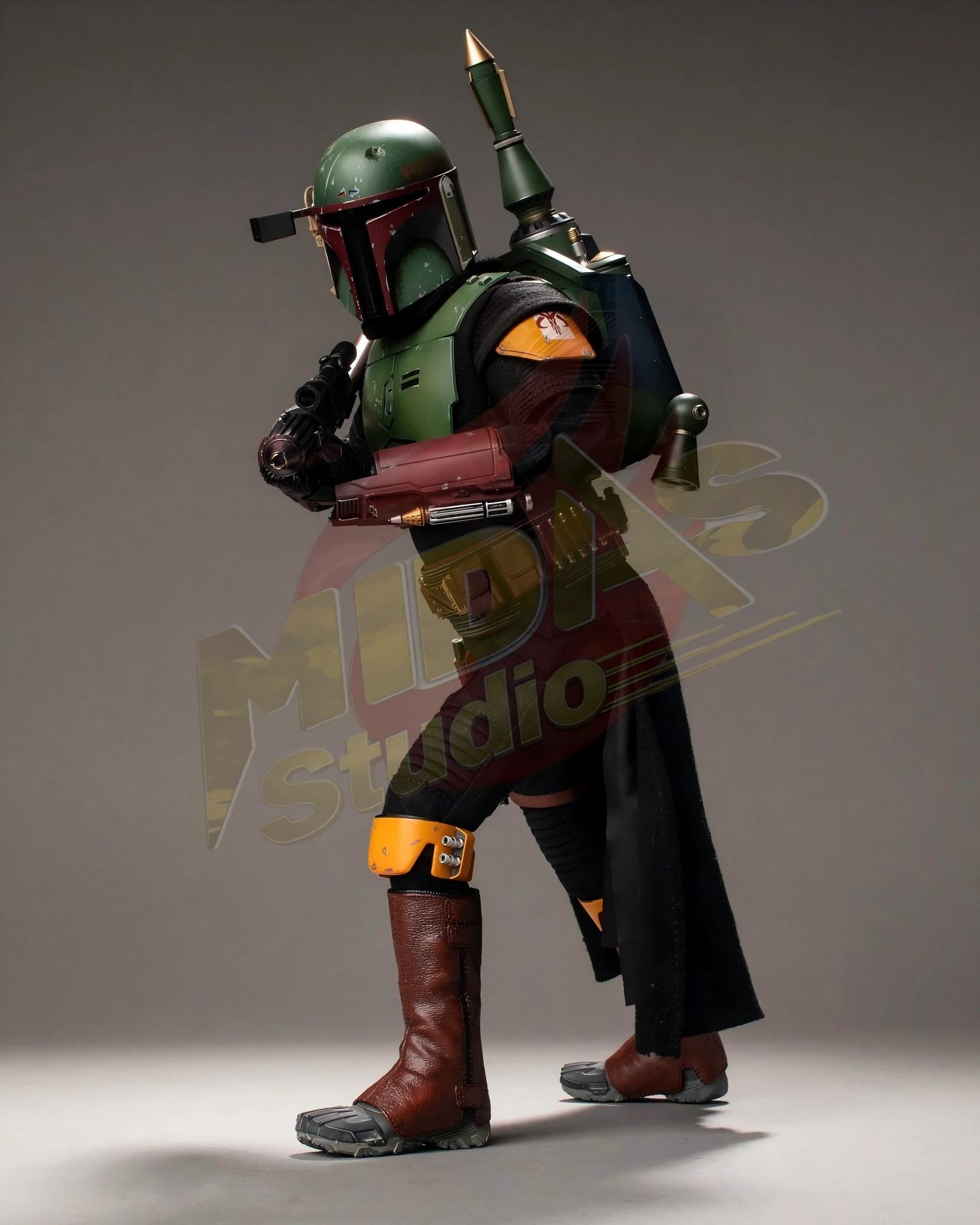 Brand New🔥 Hot Toys 1/6 Scale Star Wars: The Book of Boba Fett Boba Fett Collectible Figure (TMS078)