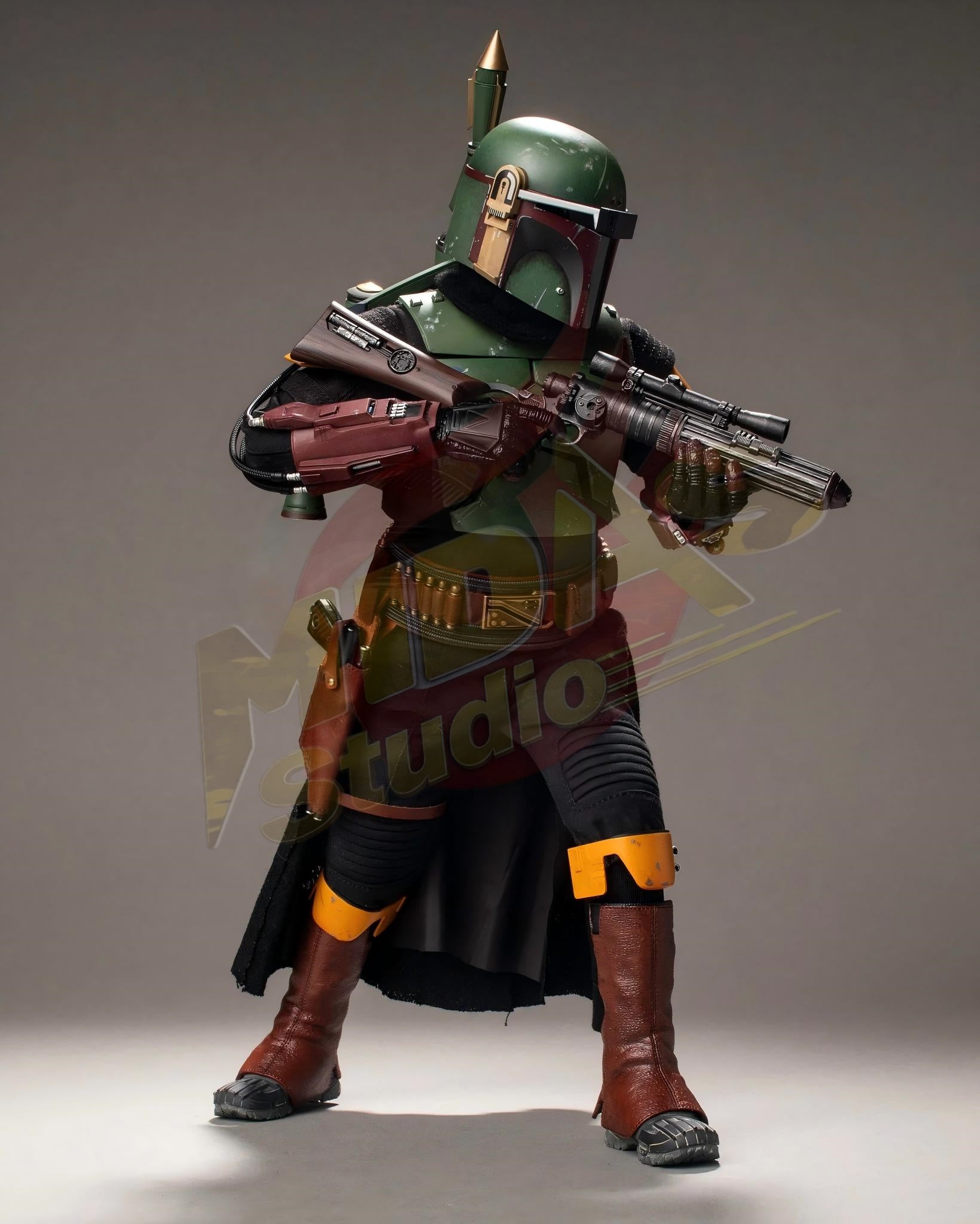 Brand New🔥 Hot Toys 1/6 Scale Star Wars: The Book of Boba Fett Boba Fett Collectible Figure (TMS078)