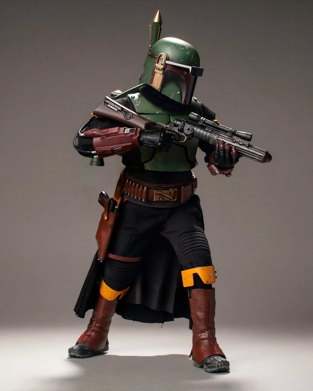 Brand New🔥 Hot Toys 1/6 Scale Star Wars: The Book of Boba Fett Boba Fett Collectible Figure (TMS078)