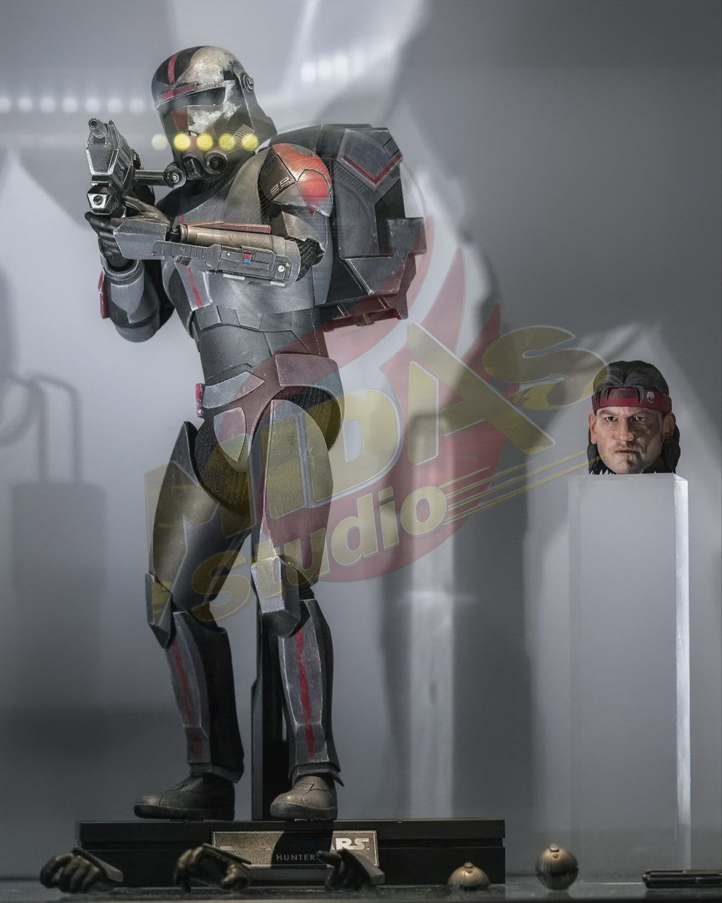 Brand New🔥 Hot Toys TMS050 Star Wars The Bad Batch Hunter 1/6 Scale Collectible Figure Set