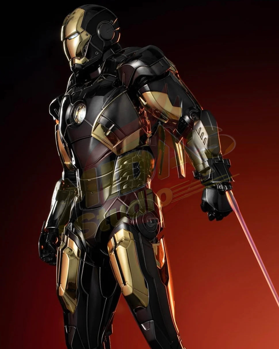 Brand New🔥 Hot Toys 1/6 Scale Marvel Avengers Iron Man Mark VII (Black and Gold Version) Collectible Figure (Exclusive Limited Edition, MMS741D61)