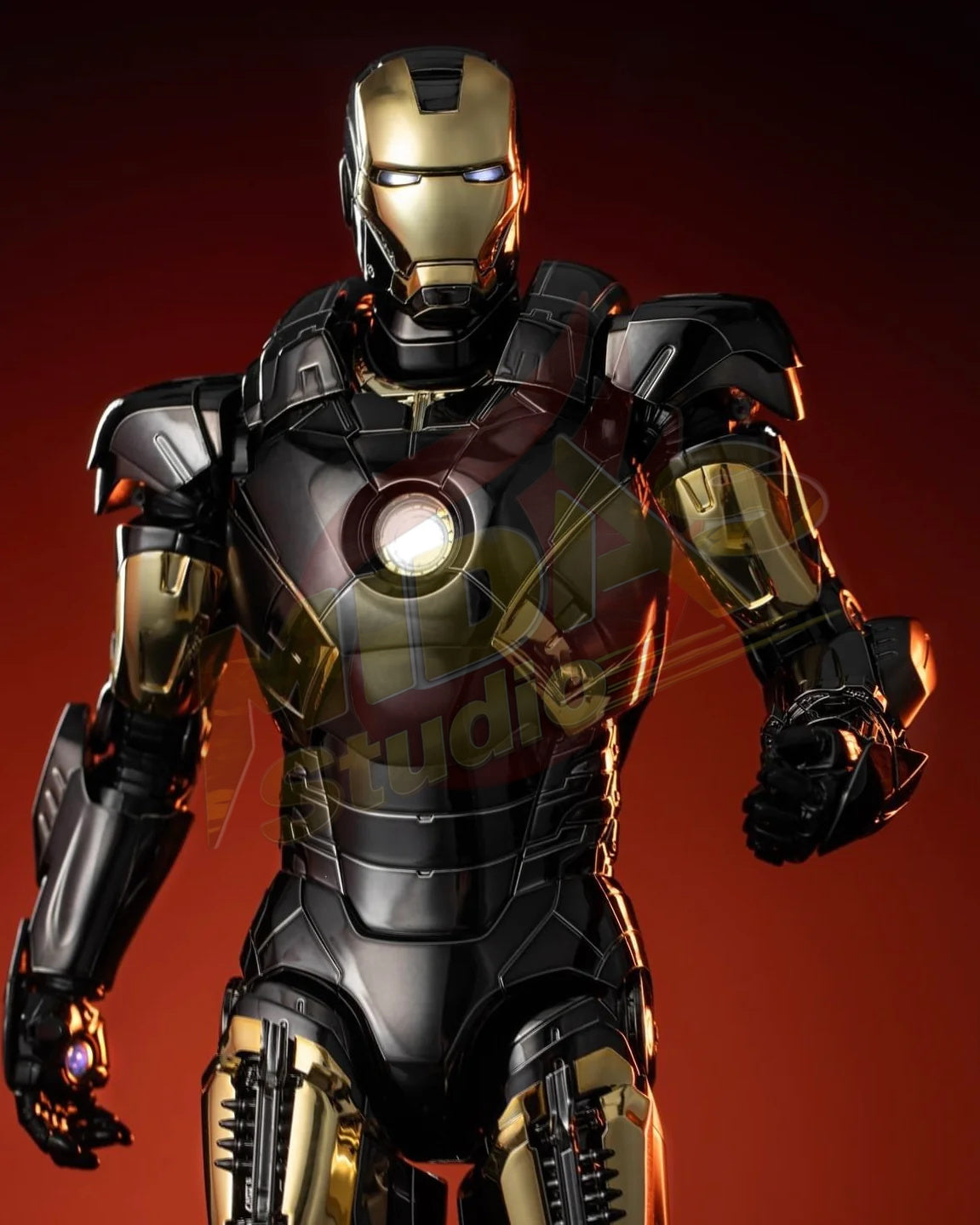 Brand New🔥 Hot Toys 1/6 Scale Marvel Avengers Iron Man Mark VII (Black and Gold Version) Collectible Figure (Exclusive Limited Edition, MMS741D61)