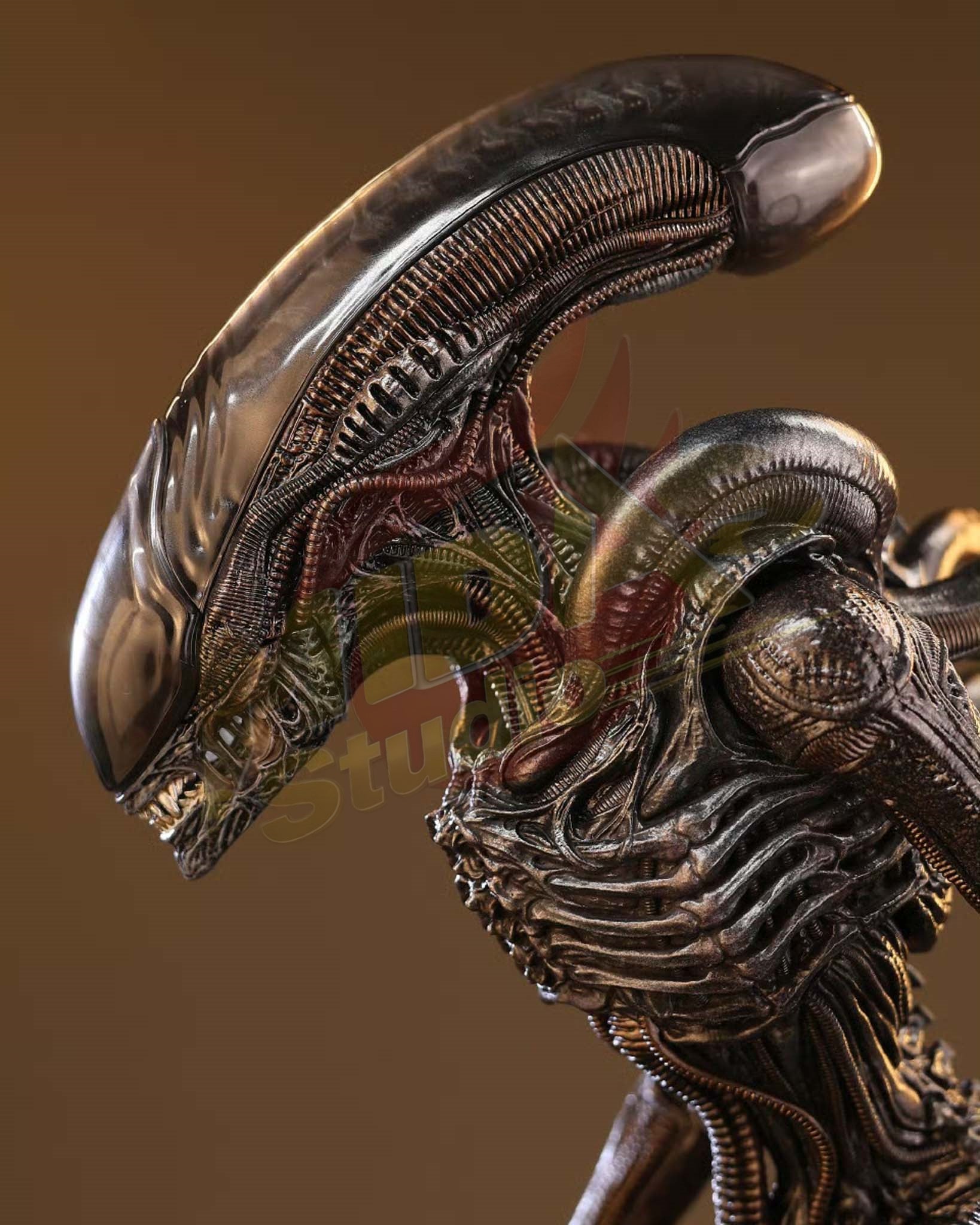 Brand New🔥 Hot Toys 1/6 Scale Alien: Romulus Scorched Xenomorph Collectible Figure (MMS784)