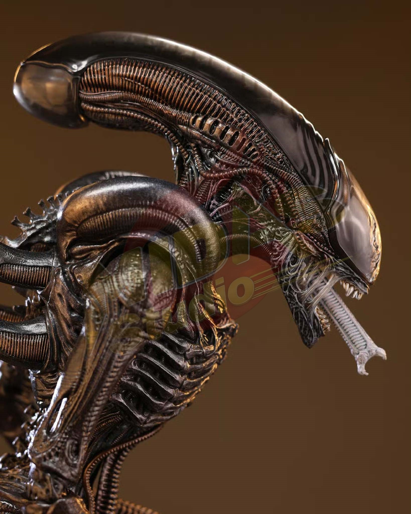 Brand New🔥 Hot Toys 1/6 Scale Alien: Romulus Scorched Xenomorph Collectible Figure (MMS784)