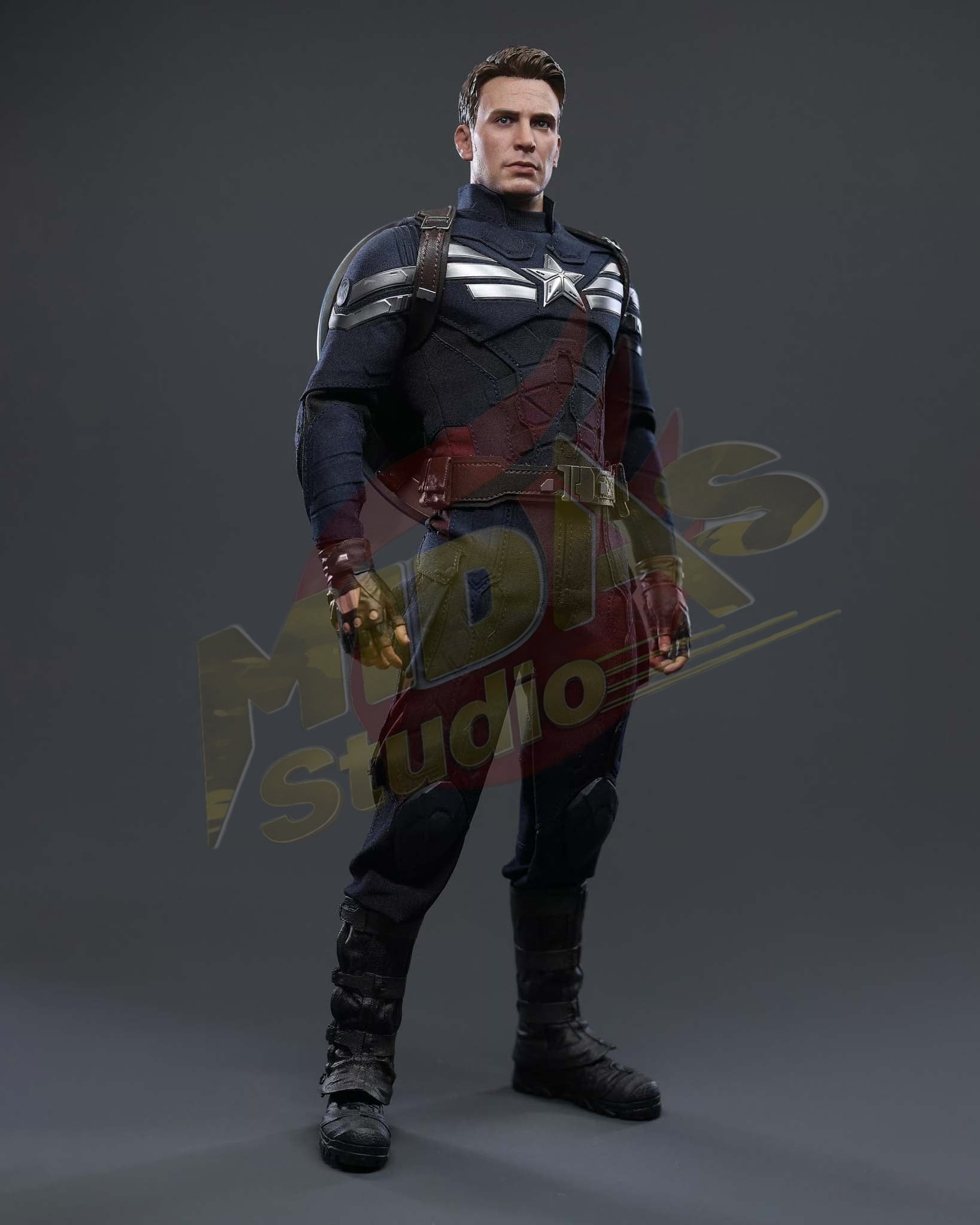 Brand New🔥 Hot Toys 1/6 Scale Captain America: The Winter Soldier - Captain America (Stealth S.T.R.I.K.E. Suit) 2.0 Collectible Figure (MMS783)