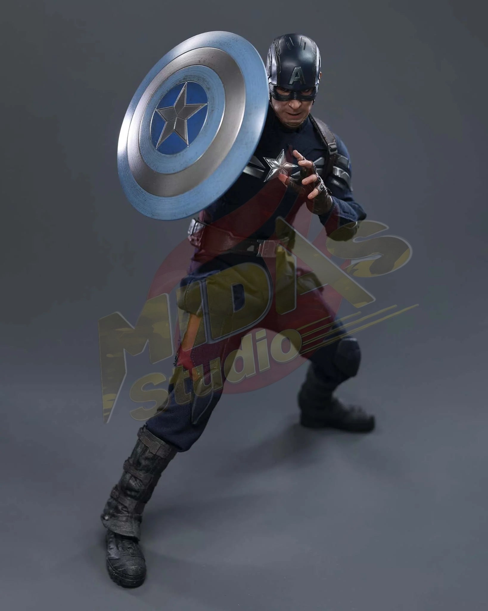 Brand New🔥 Hot Toys 1/6 Scale Captain America: The Winter Soldier - Captain America (Stealth S.T.R.I.K.E. Suit) 2.0 Collectible Figure (MMS783)