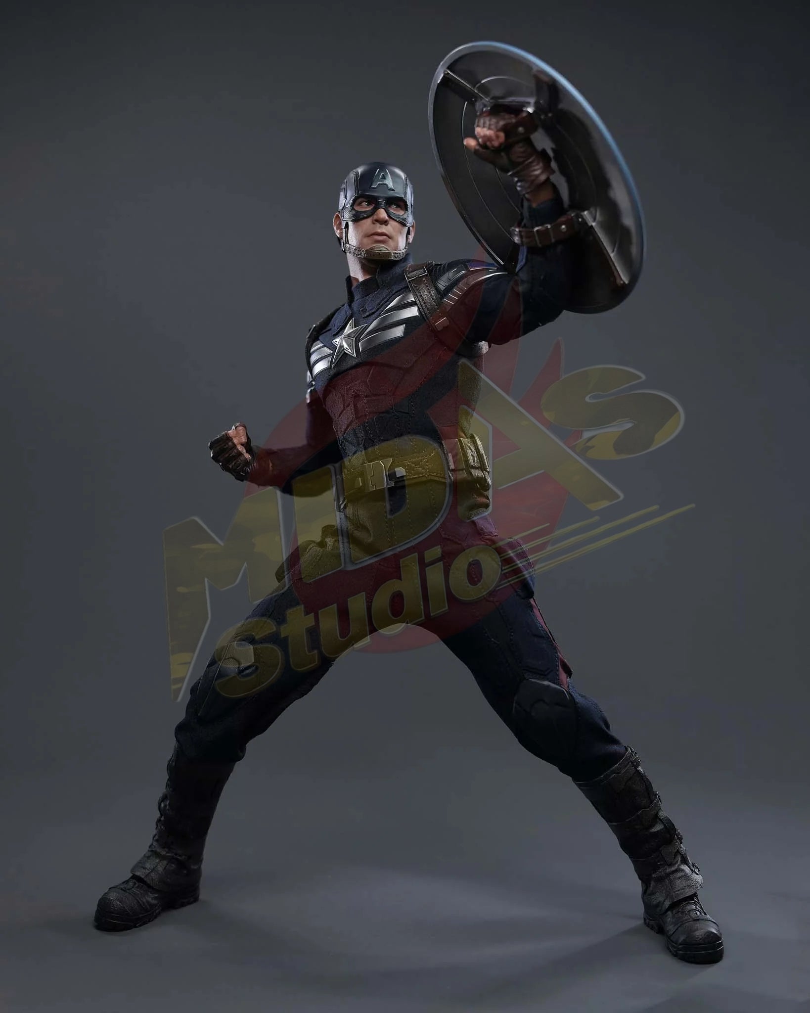 Brand New🔥 Hot Toys 1/6 Scale Captain America: The Winter Soldier - Captain America (Stealth S.T.R.I.K.E. Suit) 2.0 Collectible Figure (MMS783)