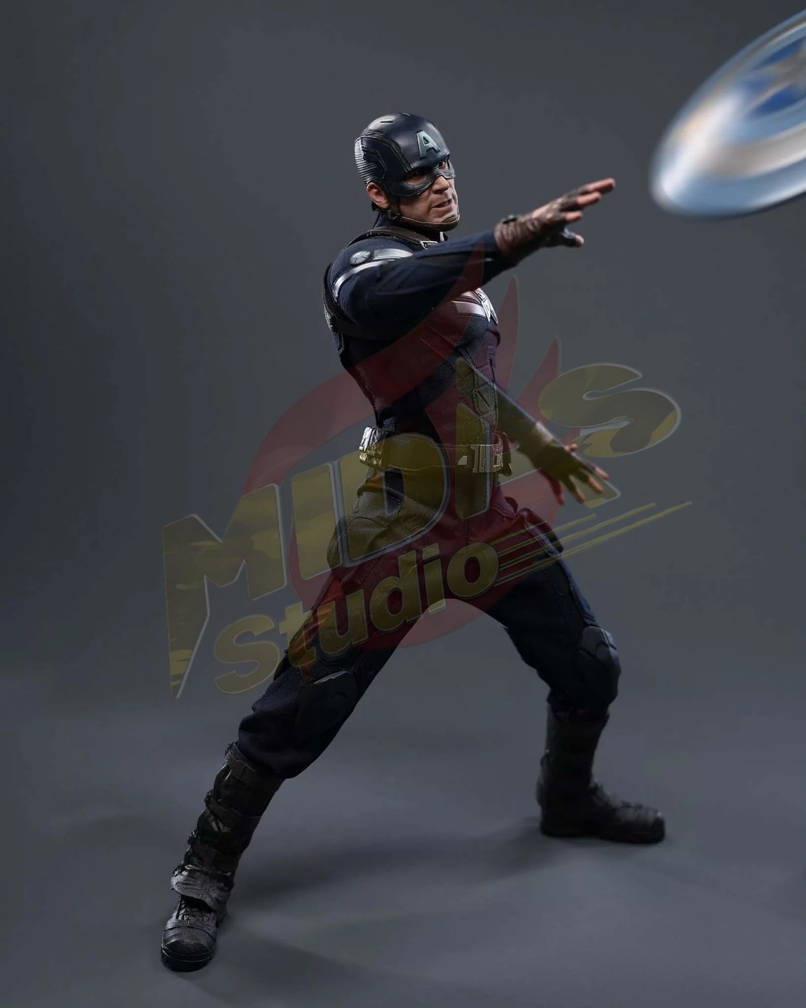 Brand New🔥 Hot Toys 1/6 Scale Captain America: The Winter Soldier - Captain America (Stealth S.T.R.I.K.E. Suit) 2.0 Collectible Figure (MMS783)