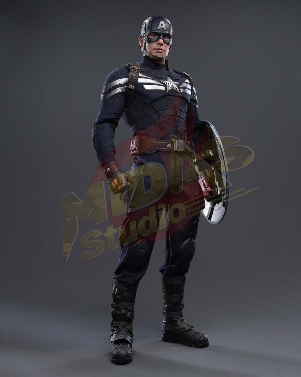 Brand New🔥 Hot Toys 1/6 Scale Captain America: The Winter Soldier - Captain America (Stealth S.T.R.I.K.E. Suit) 2.0 Collectible Figure (MMS783)