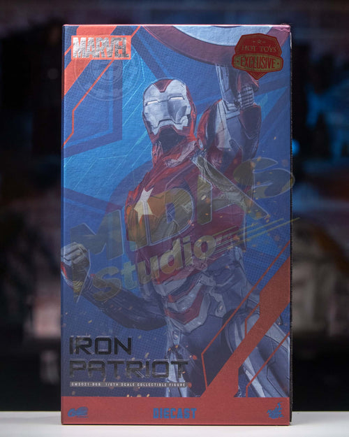 Brand New🔥 Hot Toys 1/6 Scale Marvel Comics - Iron Patriot Collectible Figure (Hot Toys Exclusive, CMS021D68)