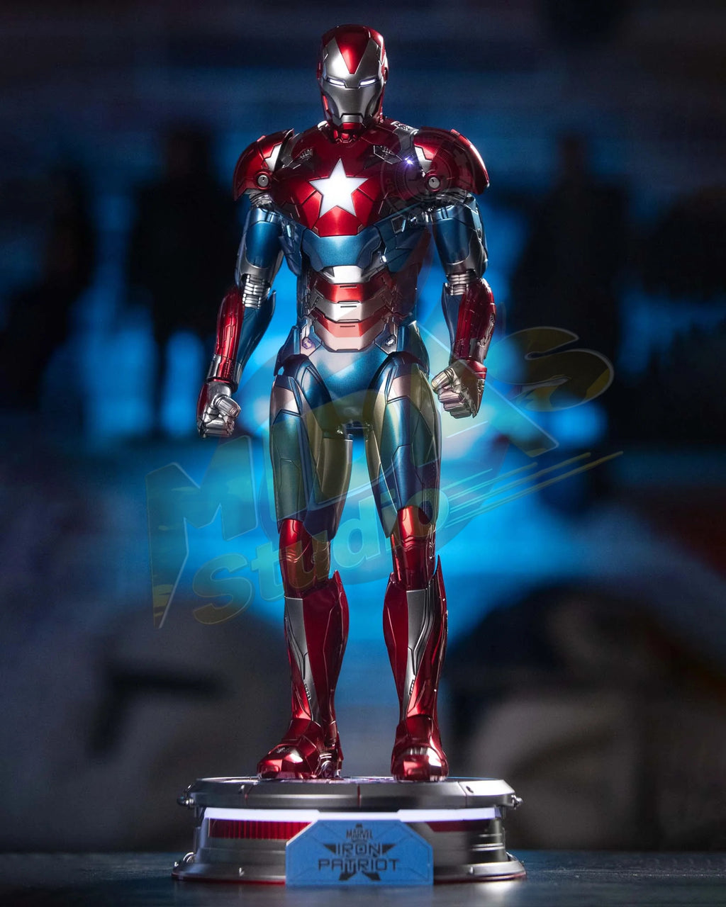 Brand New🔥 Hot Toys 1/6 Scale Marvel Comics - Iron Patriot Collectible Figure (Hot Toys Exclusive, CMS021D68)