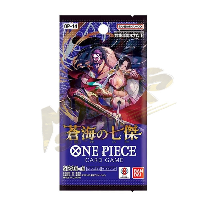 Brand New🔥 One Piece Card Game Japanese OP14 The Azure Sea's Seven Warlords of the Sea Sealed Booster Box & Booster Pack Collection Set