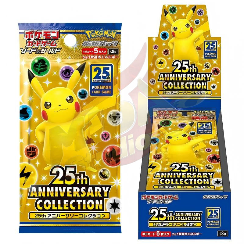 Brand New🔥 Pokémon TCG Japanese S8a 25th Anniversary Sealed Original Packaging Booster Pack Collection Set