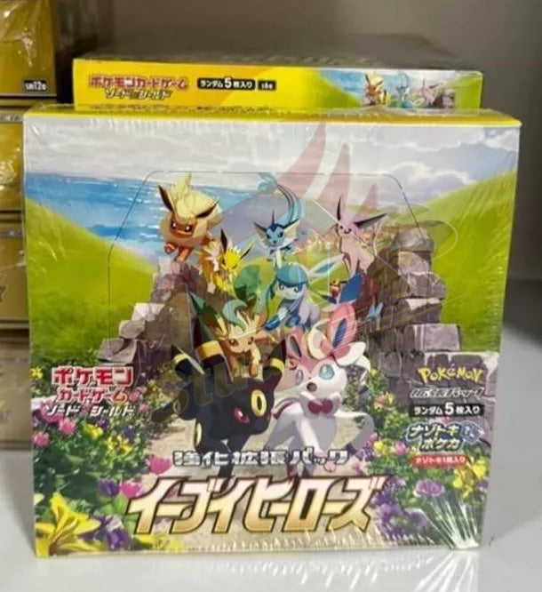 Brand New🔥 Pokémon TCG Japanese S6A Eevee Heroes Sealed Booster Pack Collection Set