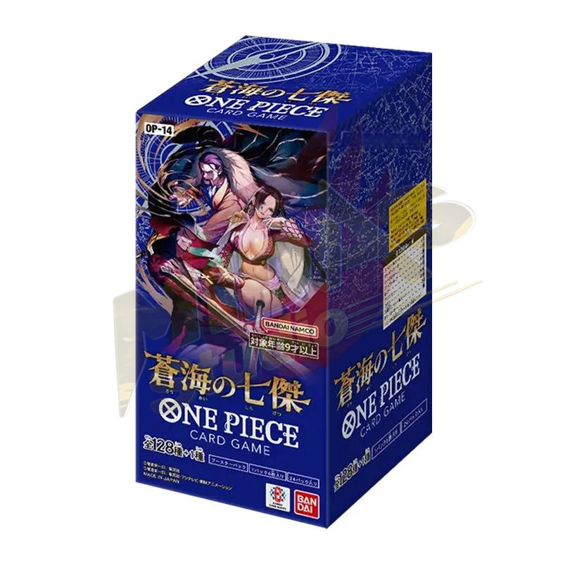Brand New🔥 One Piece Card Game Japanese OP14 The Azure Sea's Seven Warlords of the Sea Sealed Booster Box & Booster Pack Collection Set