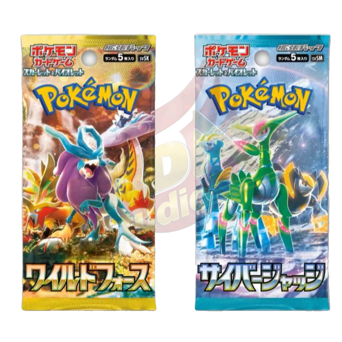 Brand New🔥 Pokémon TCG Japanese SV5K Wild Force & SV5M Cyber Judge Scarlet & Violet EX Sealed Booster Pack Collection Set
