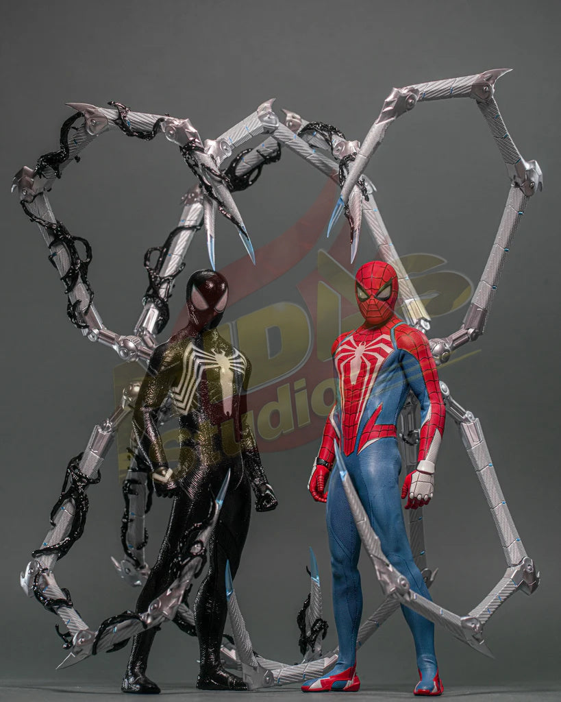 Brand New🔥 Hot Toys 1/6 Scale Marvel Spiderman 2 Peter Parker (Black Suit) Collectible Figure (VGM56B, Toyfair Special Edition)
