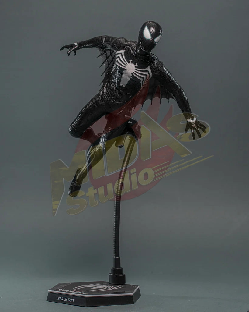 Brand New🔥 Hot Toys 1/6 Scale Marvel Spiderman 2 Peter Parker (Black Suit) Collectible Figure (VGM56B, Toyfair Special Edition)