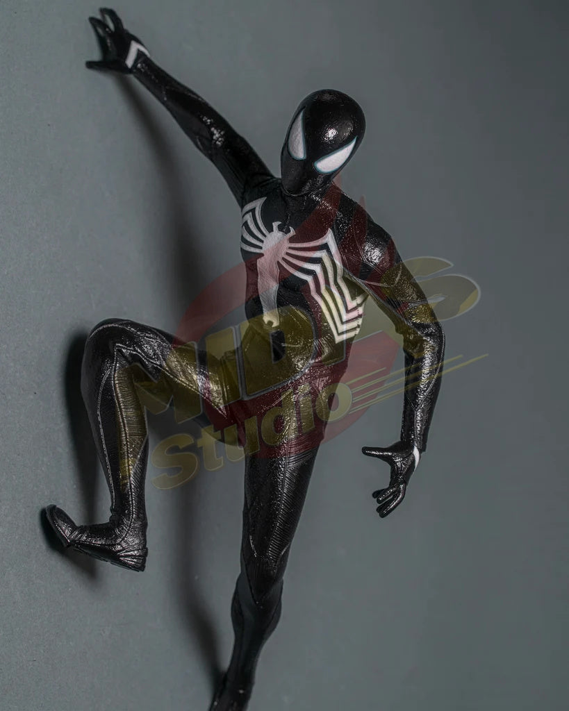 Brand New🔥 Hot Toys 1/6 Scale Marvel Spiderman 2 Peter Parker (Black Suit) Collectible Figure (VGM56B, Toyfair Special Edition)