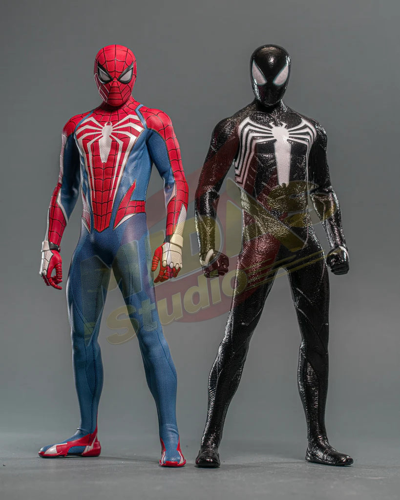 Brand New🔥 Hot Toys 1/6 Scale Marvel Spiderman 2 Peter Parker (Black Suit) Collectible Figure (VGM56B, Toyfair Special Edition)