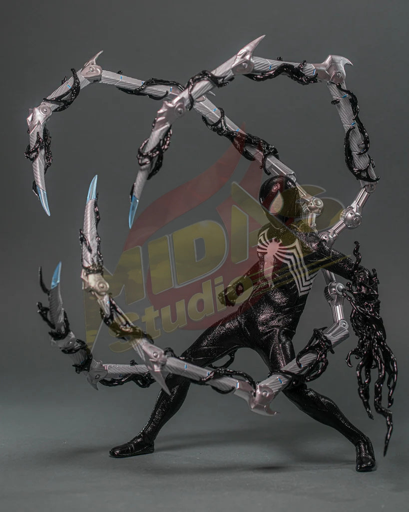 Brand New🔥 Hot Toys 1/6 Scale Marvel Spiderman 2 Peter Parker (Black Suit) Collectible Figure (VGM56B, Toyfair Special Edition)
