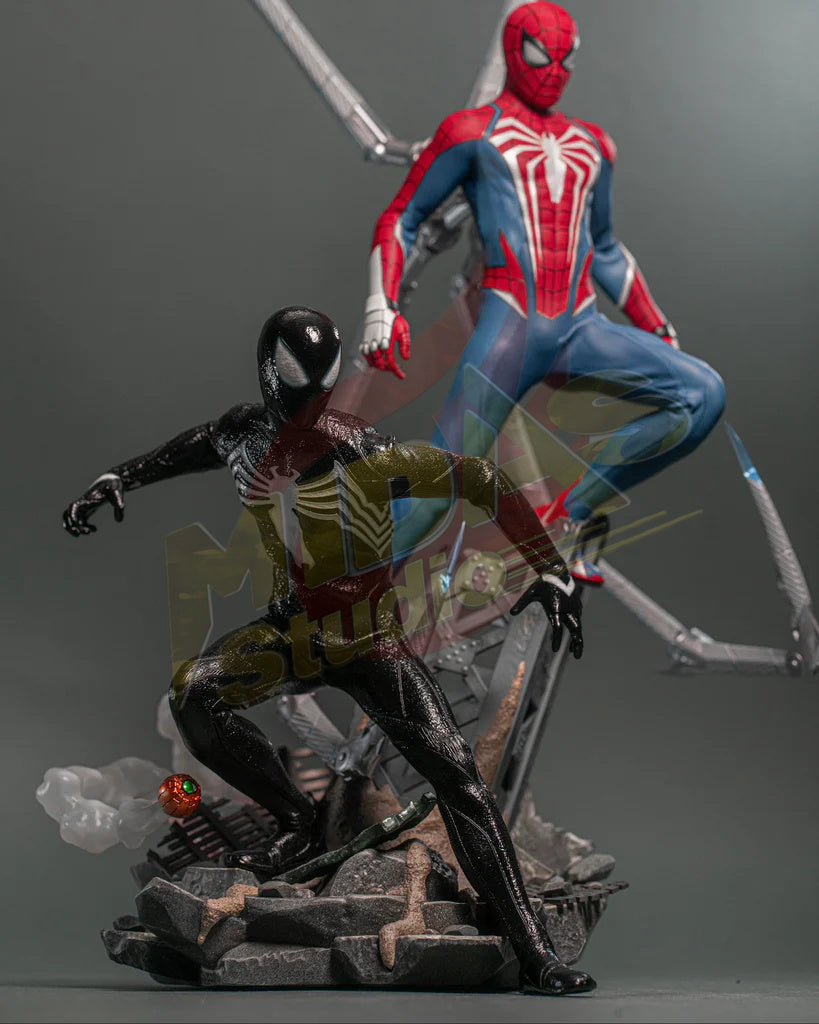 Brand New🔥 Hot Toys 1/6 Scale Marvel Spiderman 2 Peter Parker (Black Suit) Collectible Figure (VGM56B, Toyfair Special Edition)