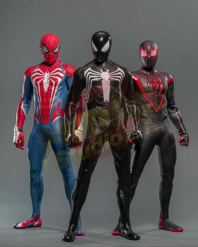 Brand New🔥 Hot Toys 1/6 Scale Marvel Spiderman 2 Peter Parker (Black Suit) Collectible Figure (VGM56B, Toyfair Special Edition)