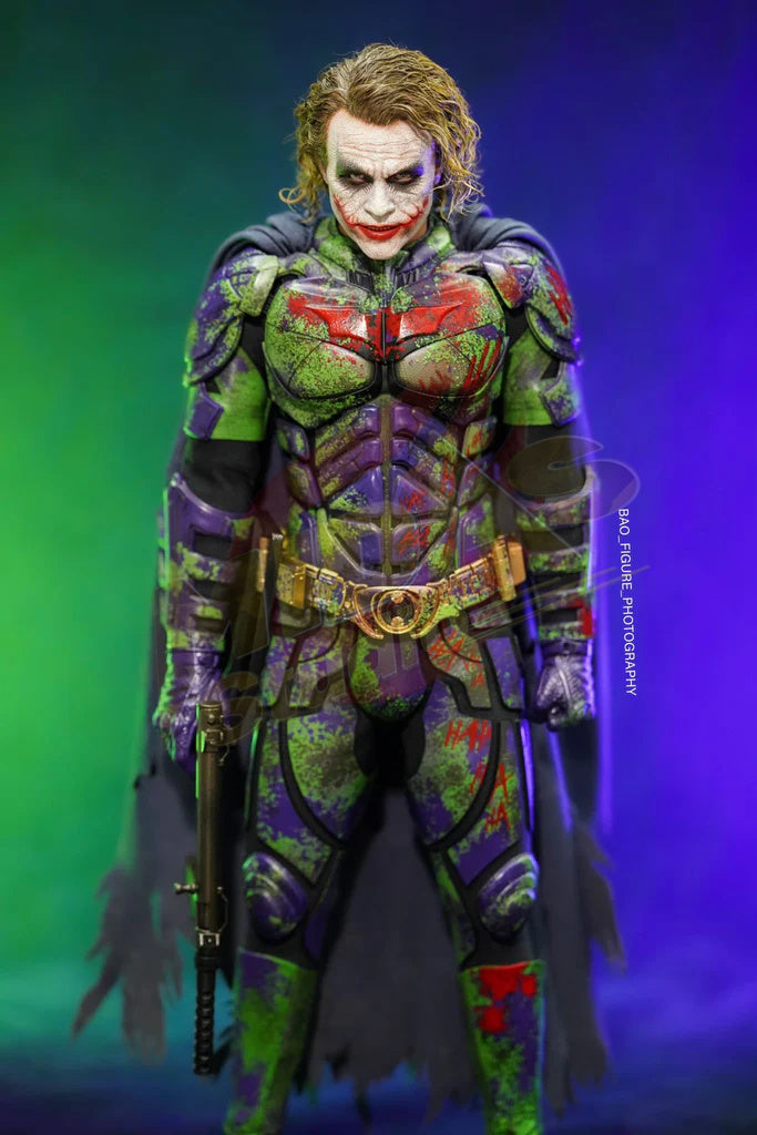 Brand New🔥 Hot Toys 1/6 Scale DC Batman: The Dark Knight The Joker Batman Imposter Version Collectible Figure (Exclusive Artisan Edition, MMS752AE)