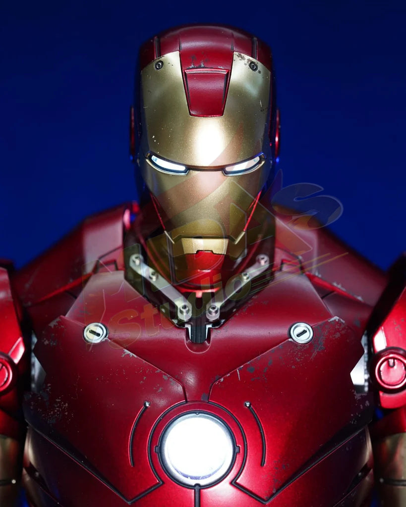 Brand New🔥 Hot Toys 1/6 Scale Iron Man Mark 3 (2.0) Collectible Figure (MMS664D48B, Special Edition with Bonus Part)