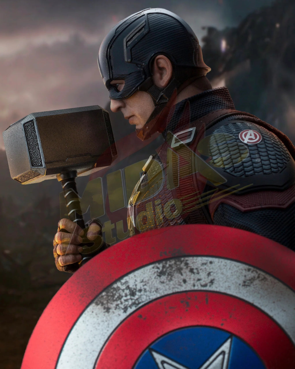 Brand New🔥 Hot Toys 1/6 Scale Avengers Endgame Captain America (MMS536) Collectible Figure