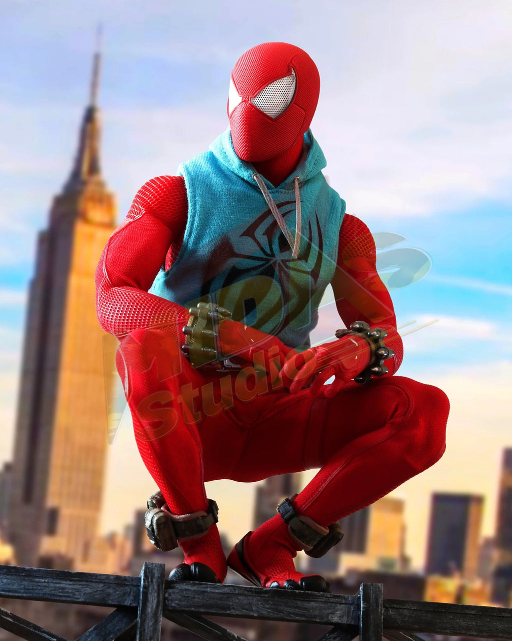 Brand New🔥 Hot Toys 1/6 Scale Spider-Man PS4 Scarlet Spider Suit Collectible Figure (VGM34)