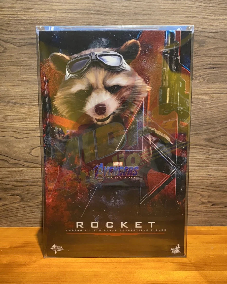 Brand New🔥 Hot Toys MMS548 Avengers Endgame Rocket 1/6 Scale Collectible Figure Set
