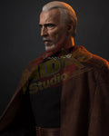 Brand New🔥 Hot Toys MMS496 Star Wars Attack of the Clones Count Dooku 1/6 Scale Collectible Figure Set