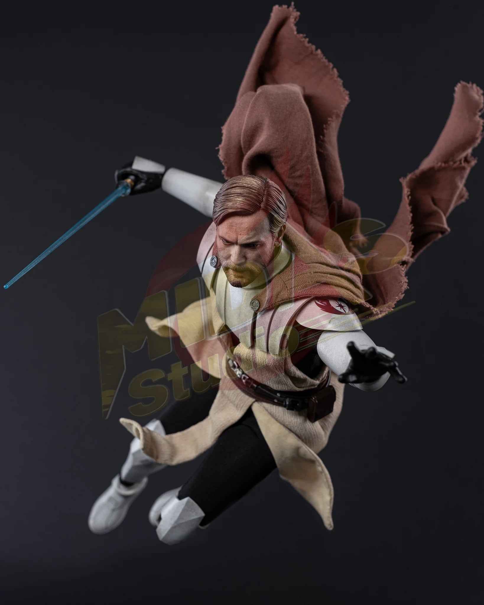 Brand New🔥 Hot Toys 1/6 Scale Star Wars: The Clone Wars Obi-Wan Kenobi Collectible Figure (TMS095)