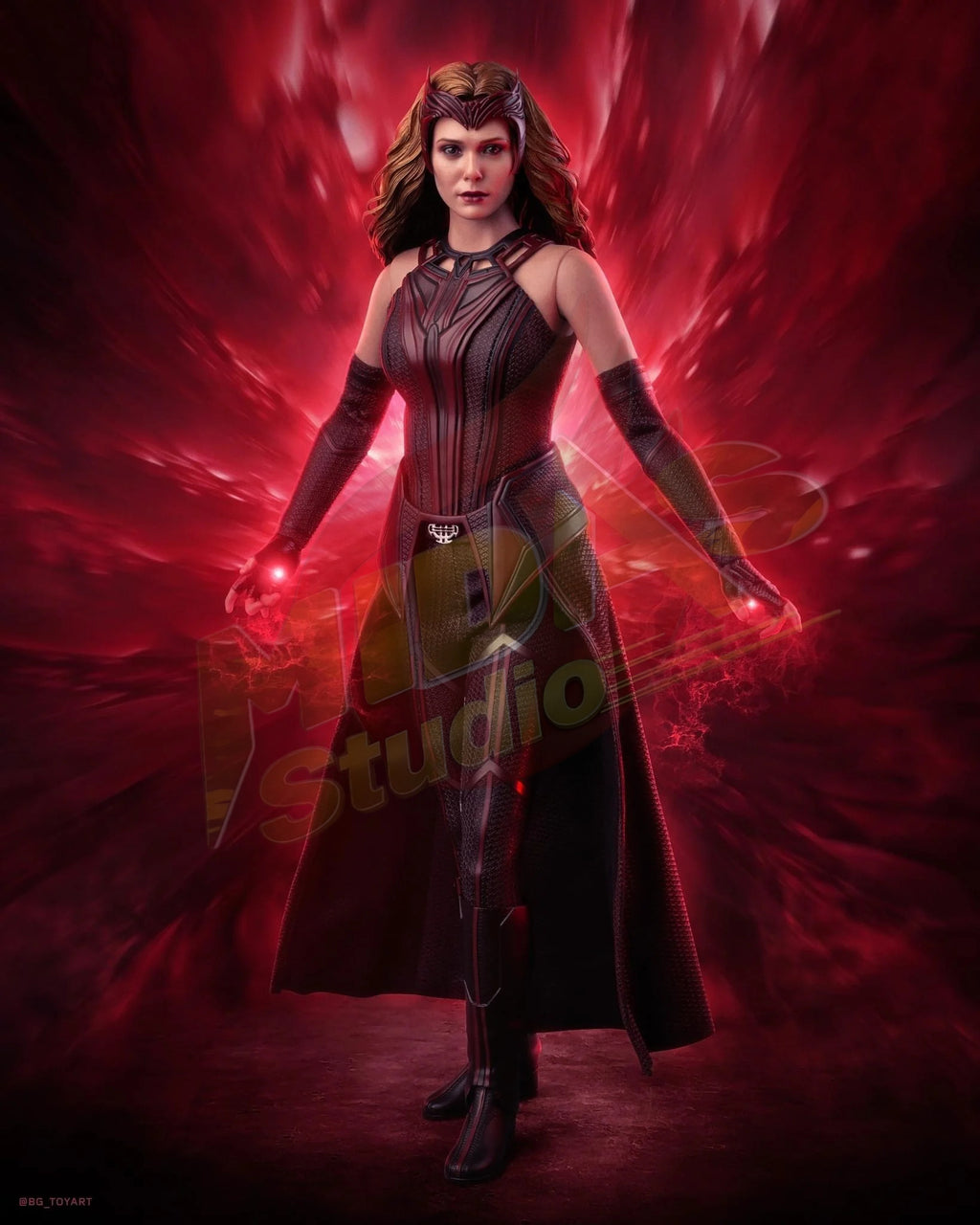 Brand New🔥 Hot Toys TMS036 WandaVision The Scarlet Witch 1/6 Scale Collectible Figure Set