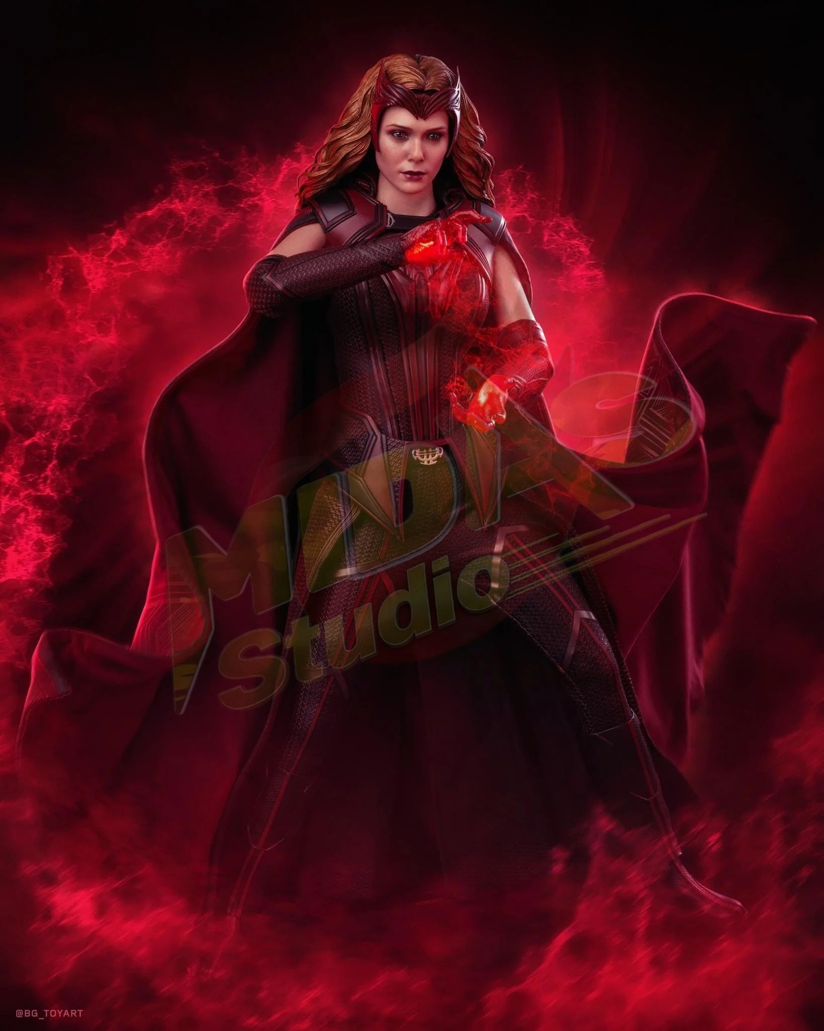 Brand New🔥 Hot Toys TMS036 WandaVision The Scarlet Witch 1/6 Scale Collectible Figure Set